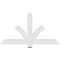 Ekena Millwork Redmond Architectural Grade PVC Gable Bracket, 48"W x 26"H x 2"D x 4"F, 13/12 Pitch GBP048X26X0204RED00 - alternate 5